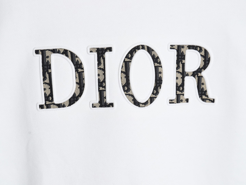 Dior monogram patch crew neck sweatshirt