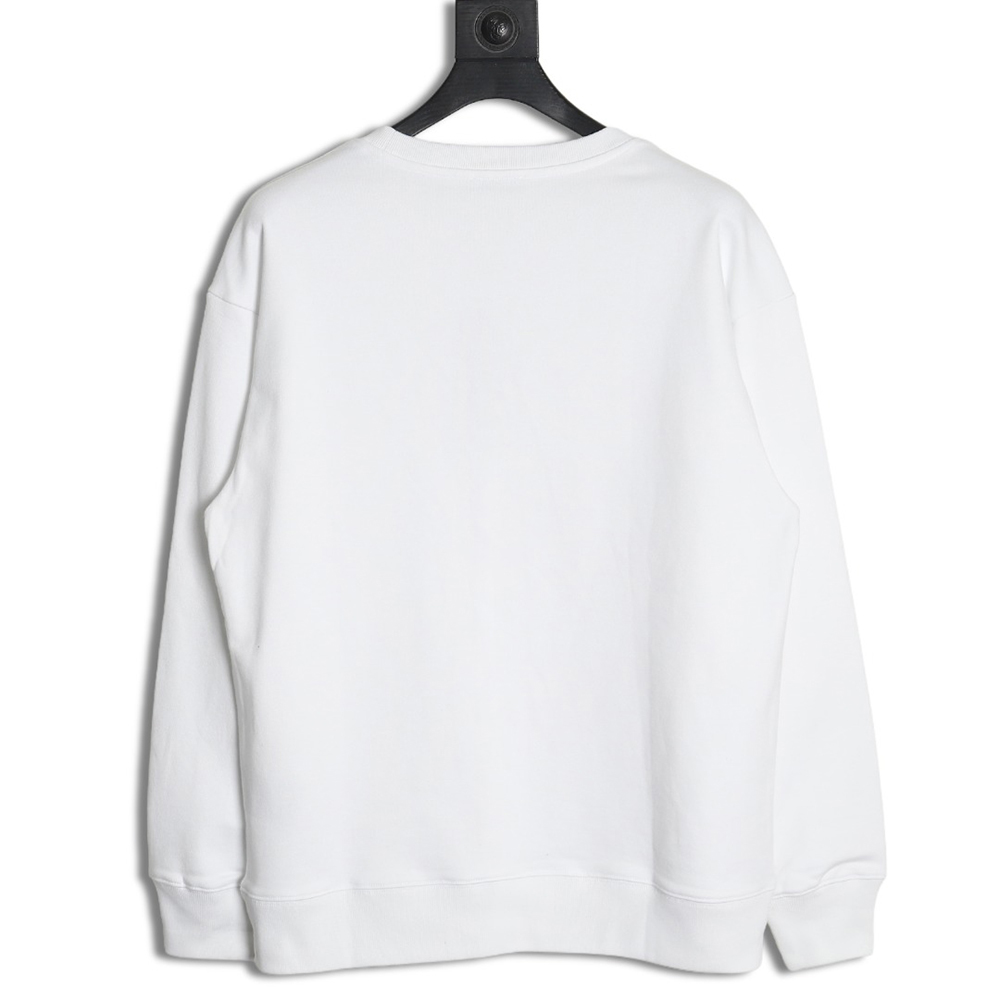 Dior monogram patch crew neck sweatshirt