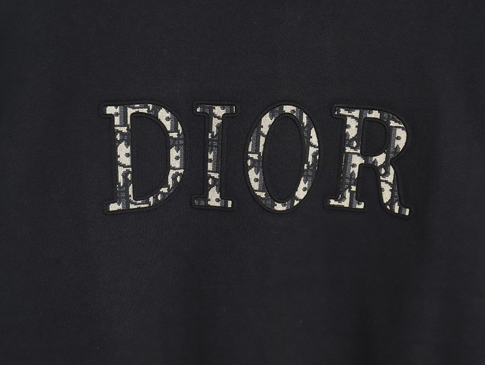 Dior monogram patch crew neck sweatshirt TSK1