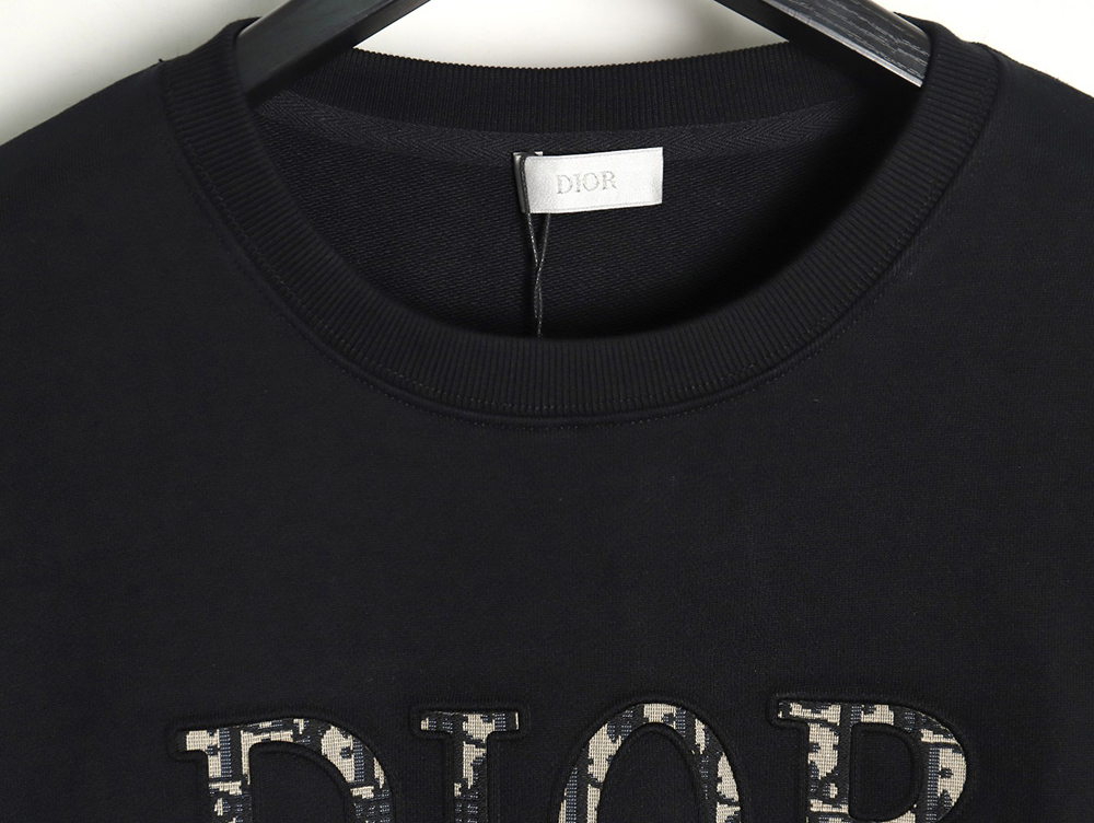 Dior monogram patch crew neck sweatshirt TSK1