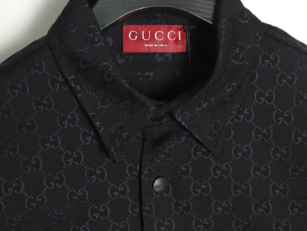 Gucci all-over double G jacquard shirt jacket TSK1