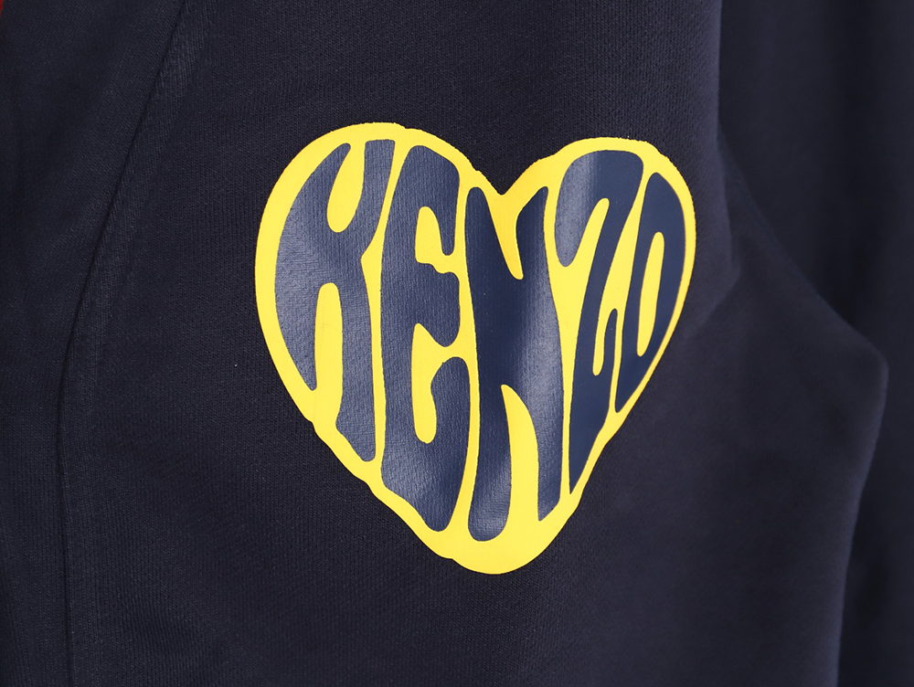 Kenzo Big Heart Sweatshirt Cardigan