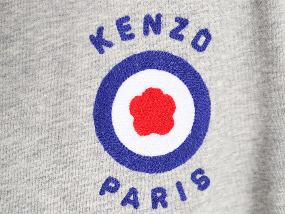 Kenzo Blue Floral Zip Hoodie