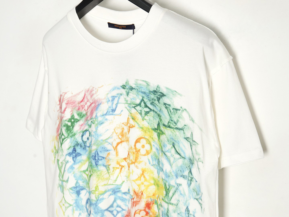 Louis Vuitton pastel print short-sleeved T-shirt