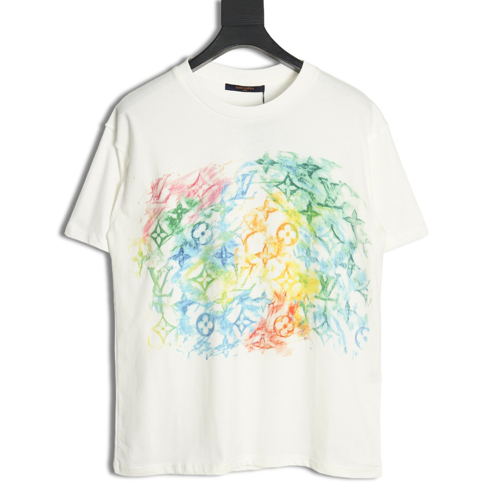 Louis Vuitton pastel print short-sleeved T-shirt