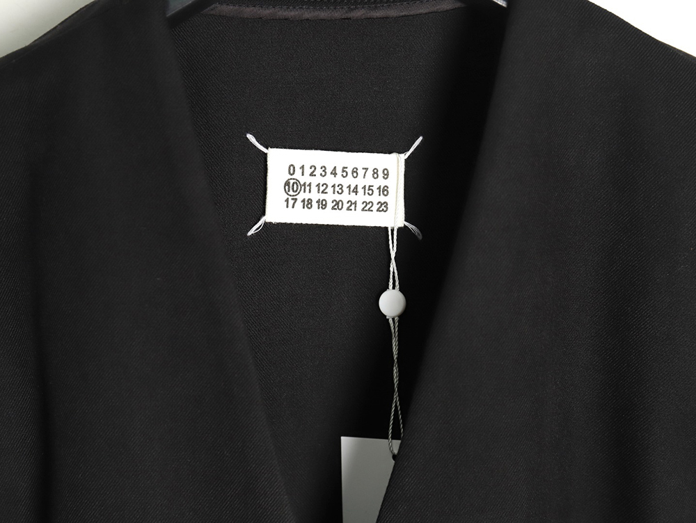 Maison Margiela collarless suit