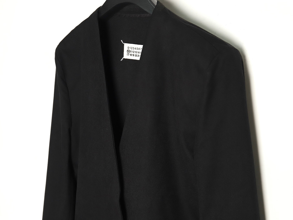 Maison Margiela collarless suit