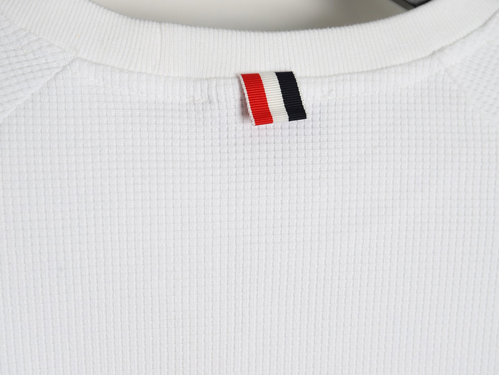 Thom Browne Classic Waffle Crew Neck