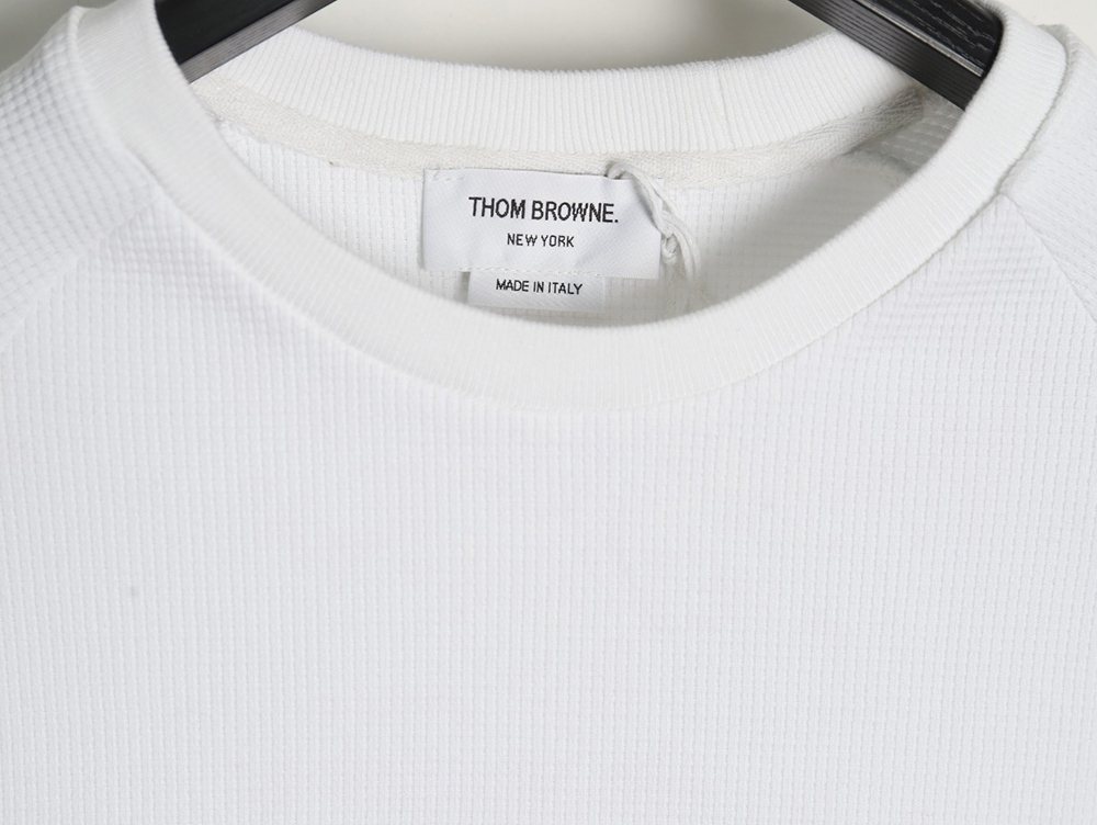 Thom Browne Classic Waffle Crew Neck