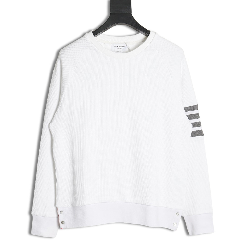 Thom Browne Classic Waffle Crew Neck