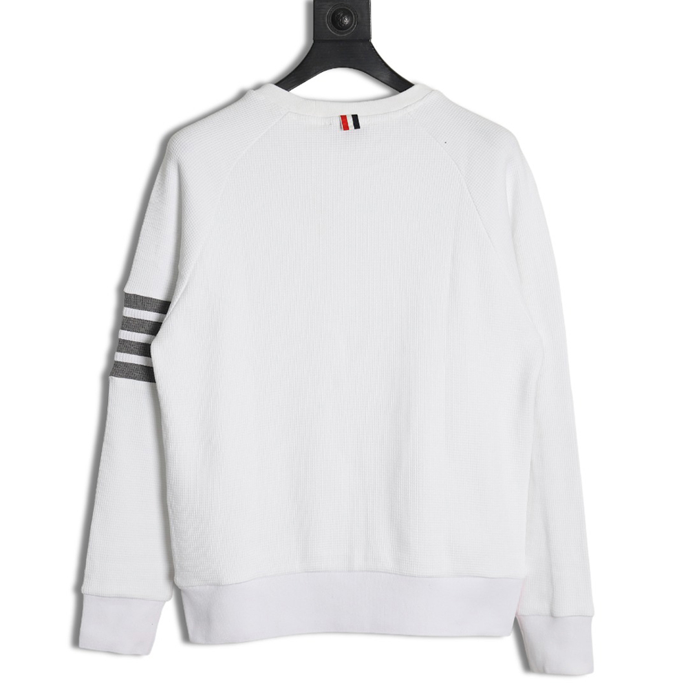 Thom Browne Classic Waffle Crew Neck