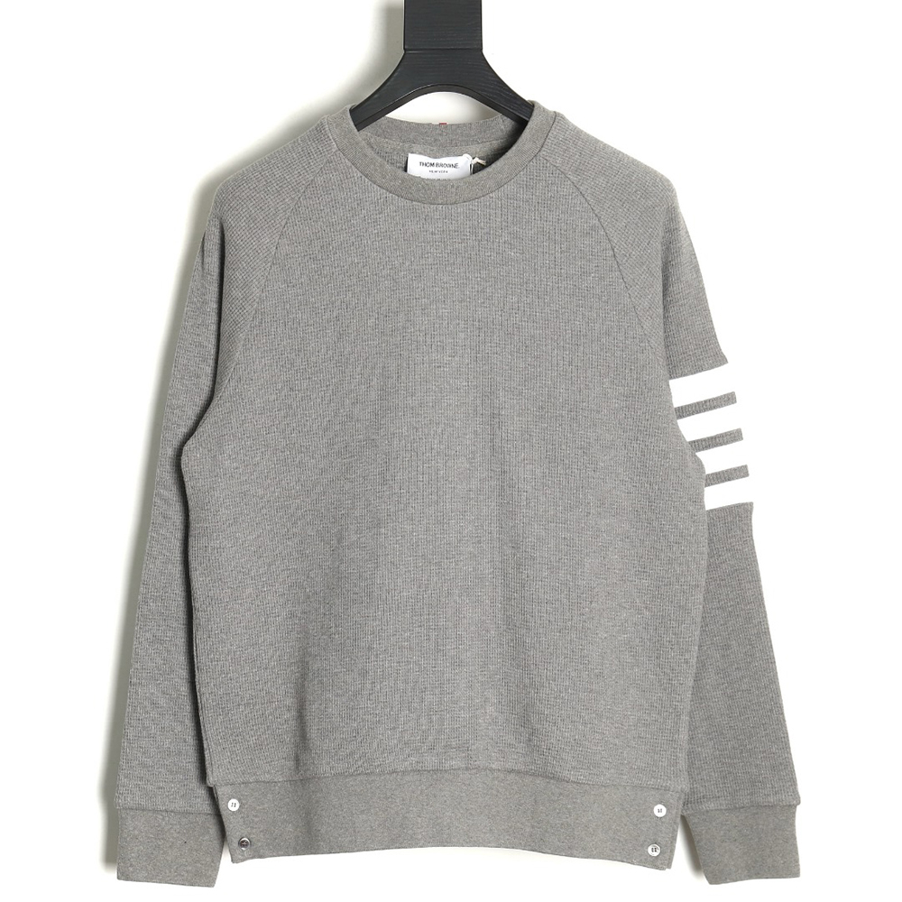 Thom Browne Classic Waffle Crew Neck TSK1