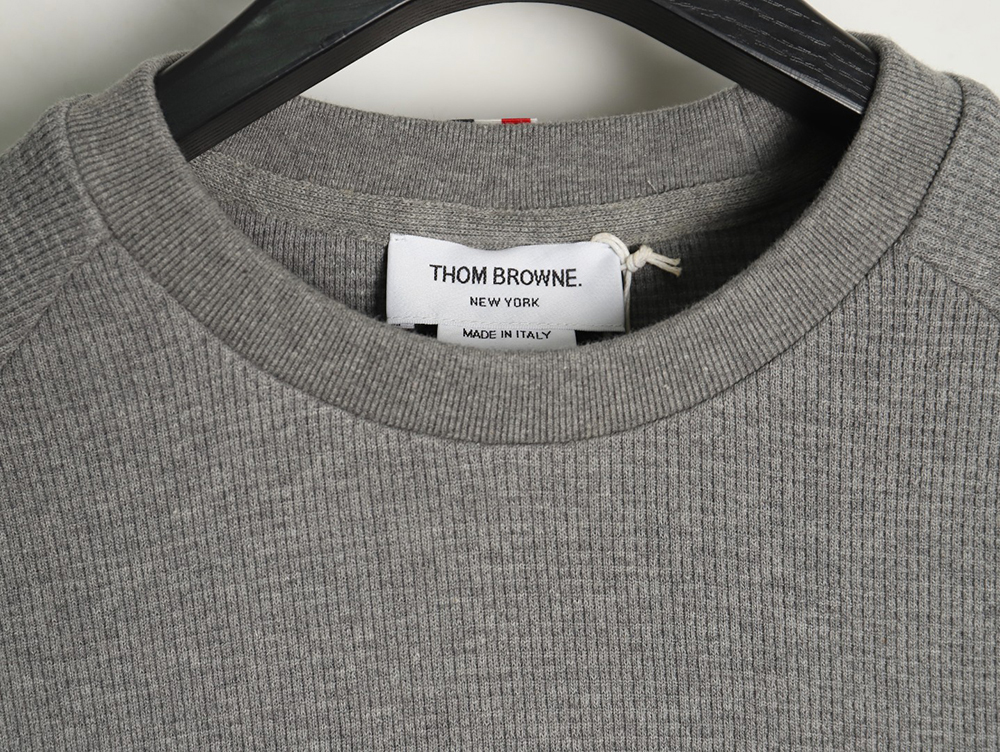 Thom Browne Classic Waffle Crew Neck TSK1