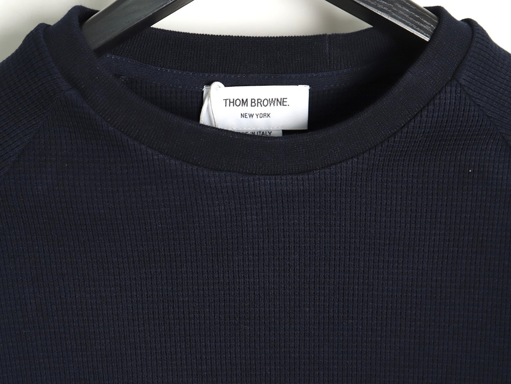 Thom Browne Classic Waffle Crew Neck TSK2