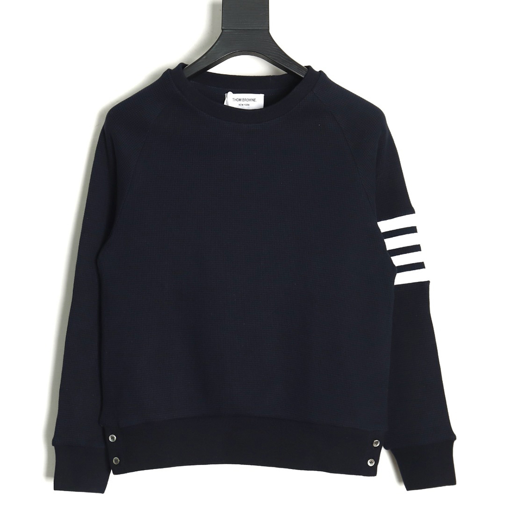 Thom Browne Classic Waffle Crew Neck TSK2