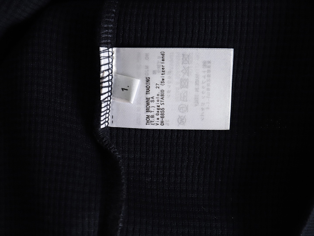 Thom Browne Classic Waffle Crew Neck TSK2