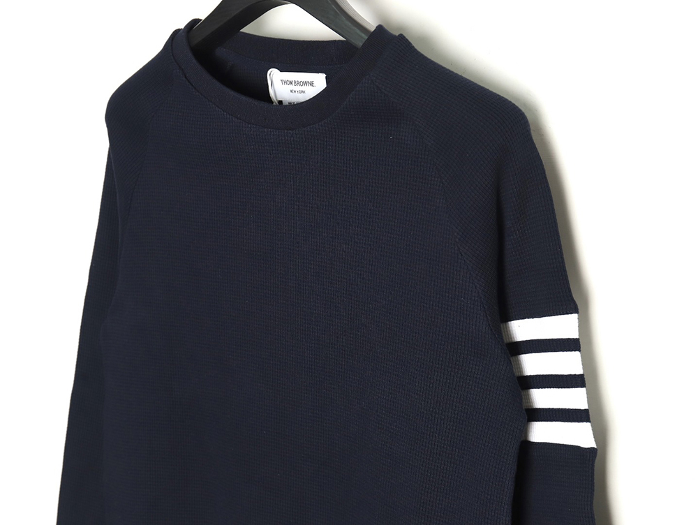 Thom Browne Classic Waffle Crew Neck TSK2