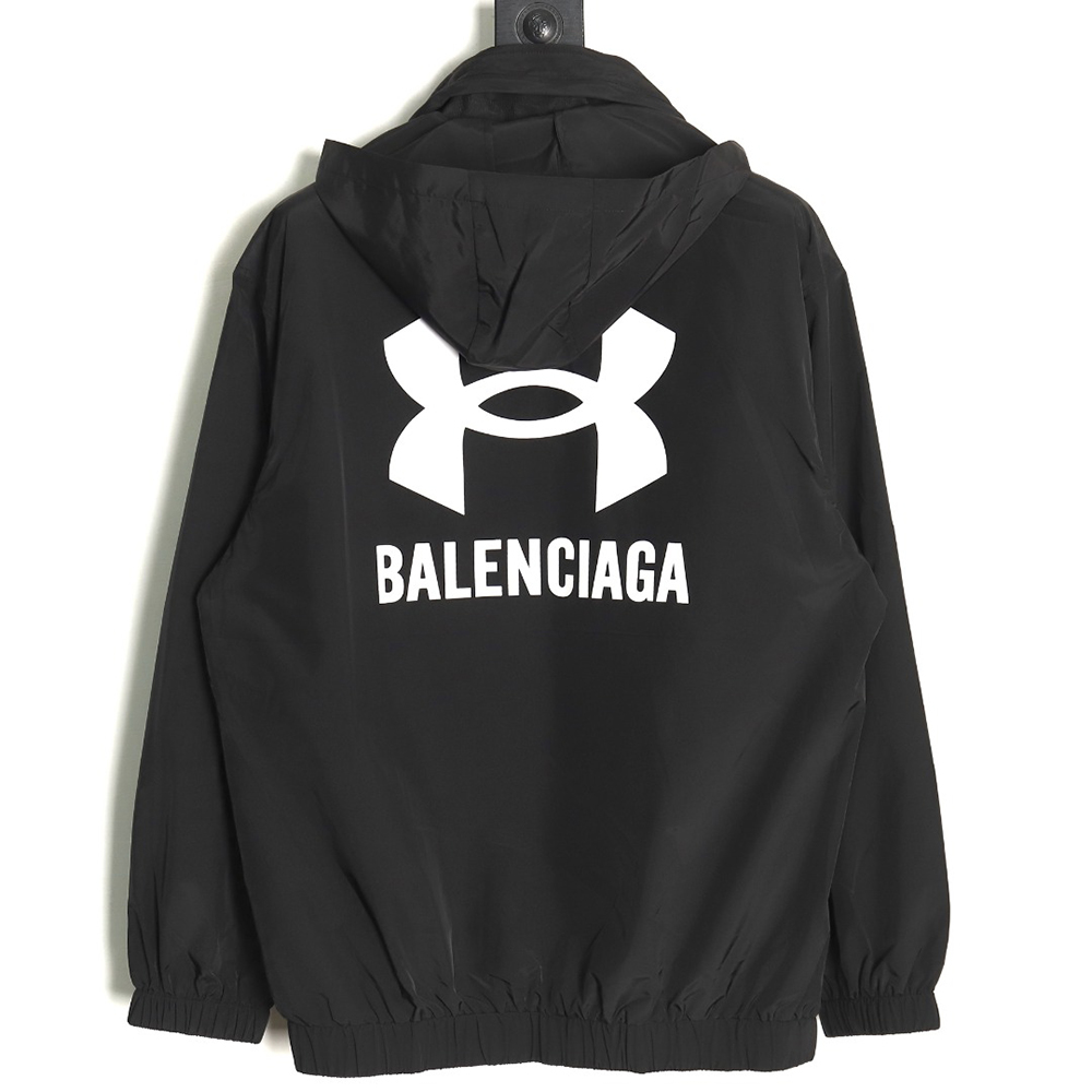 Balenciaga co-branded sports jacket trench coat