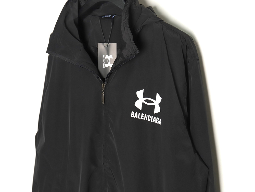 Balenciaga co-branded sports jacket trench coat