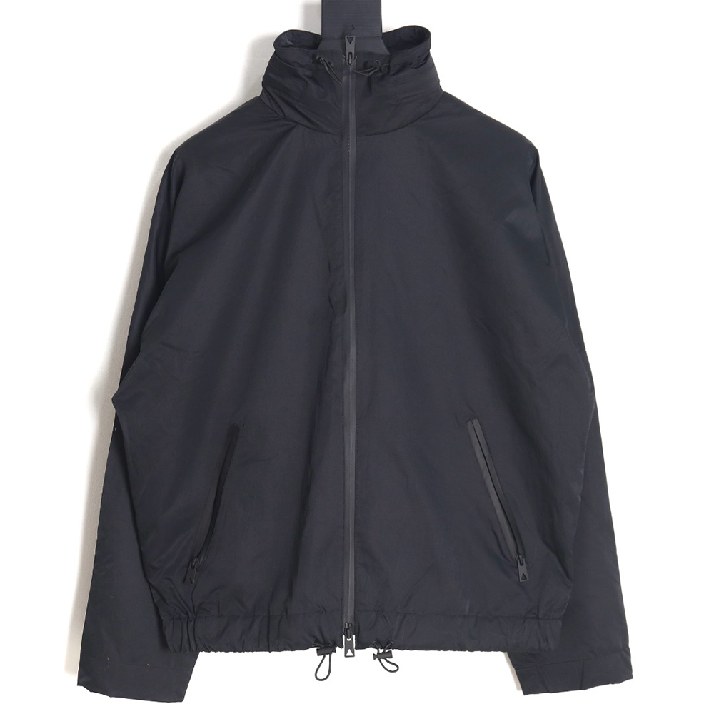 Bottega Veneta zip-up laminated sports collar jacket