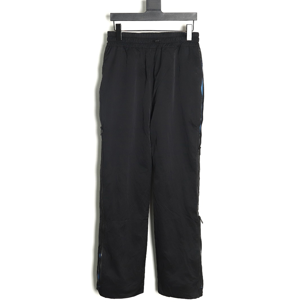 Bottega Veneta blue side zip track pants