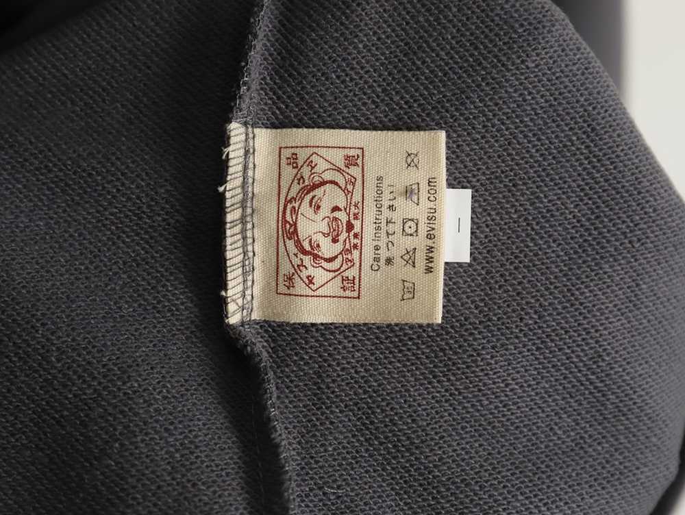 Evisu Lucky Cat and Daruma Print Sweatshirt