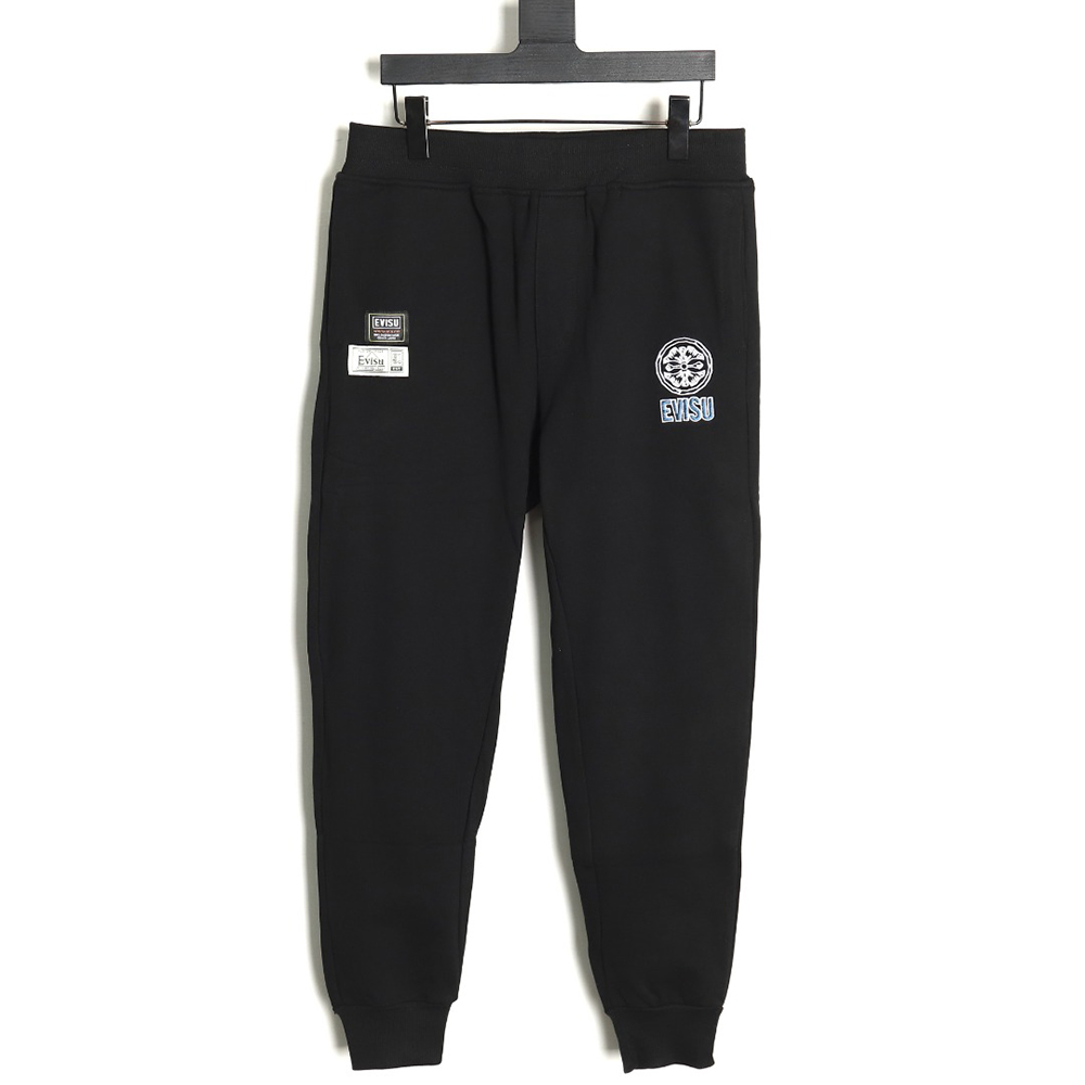 Evisu camouflage Buddha head embroidered sweatpants