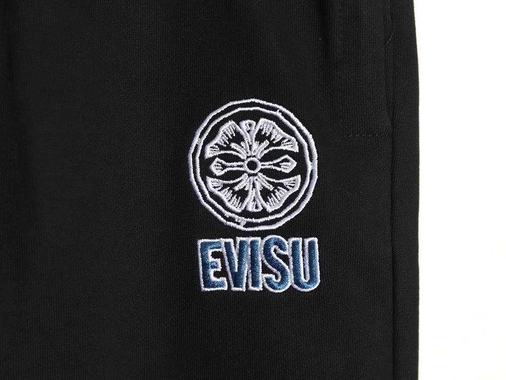 Evisu camouflage Buddha head embroidered sweatpants