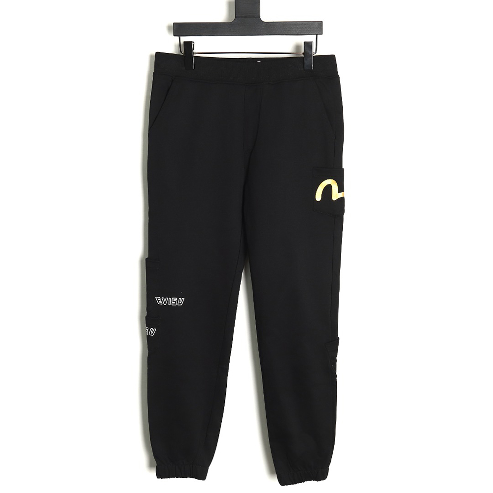 Evisu Seagull Brocade Patch Sweatpants