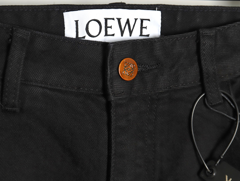 Loewe back flame embroidered LOGO jeans TSK1