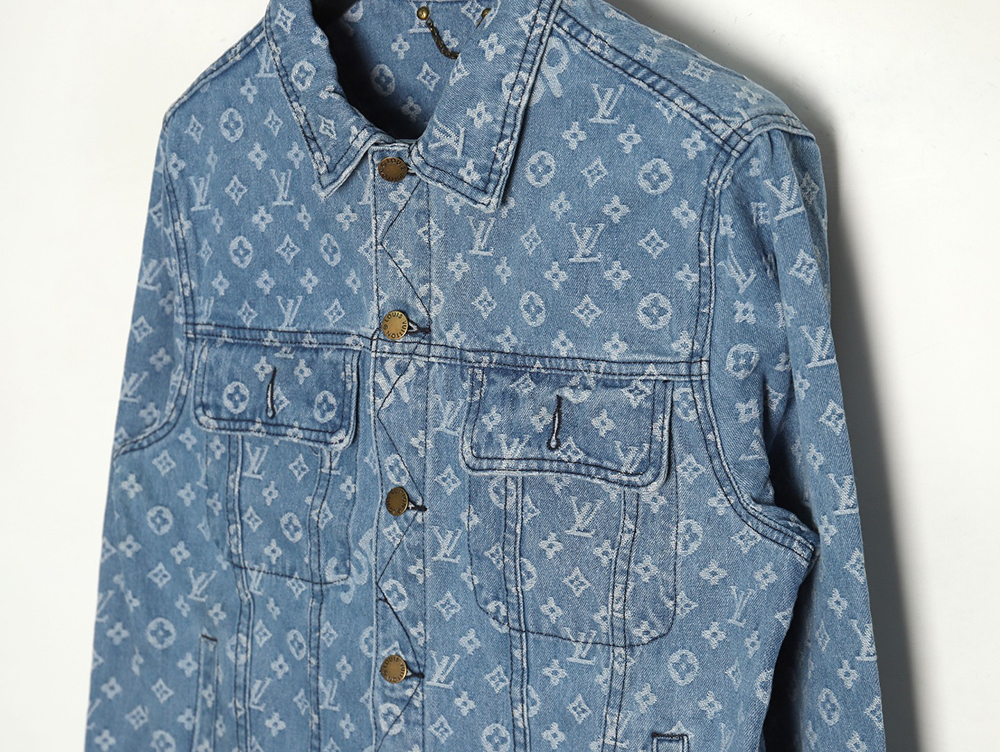 Louis vuitton & Supreme joint full print denim jacket