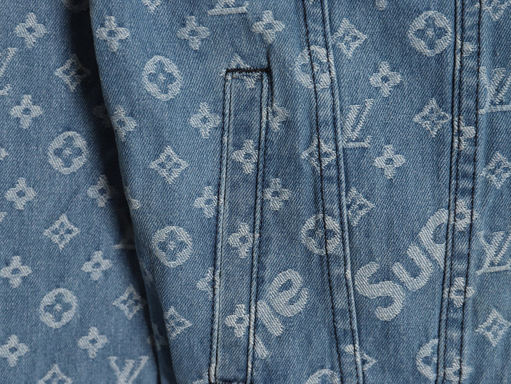 Louis vuitton & Supreme joint full print denim jacket