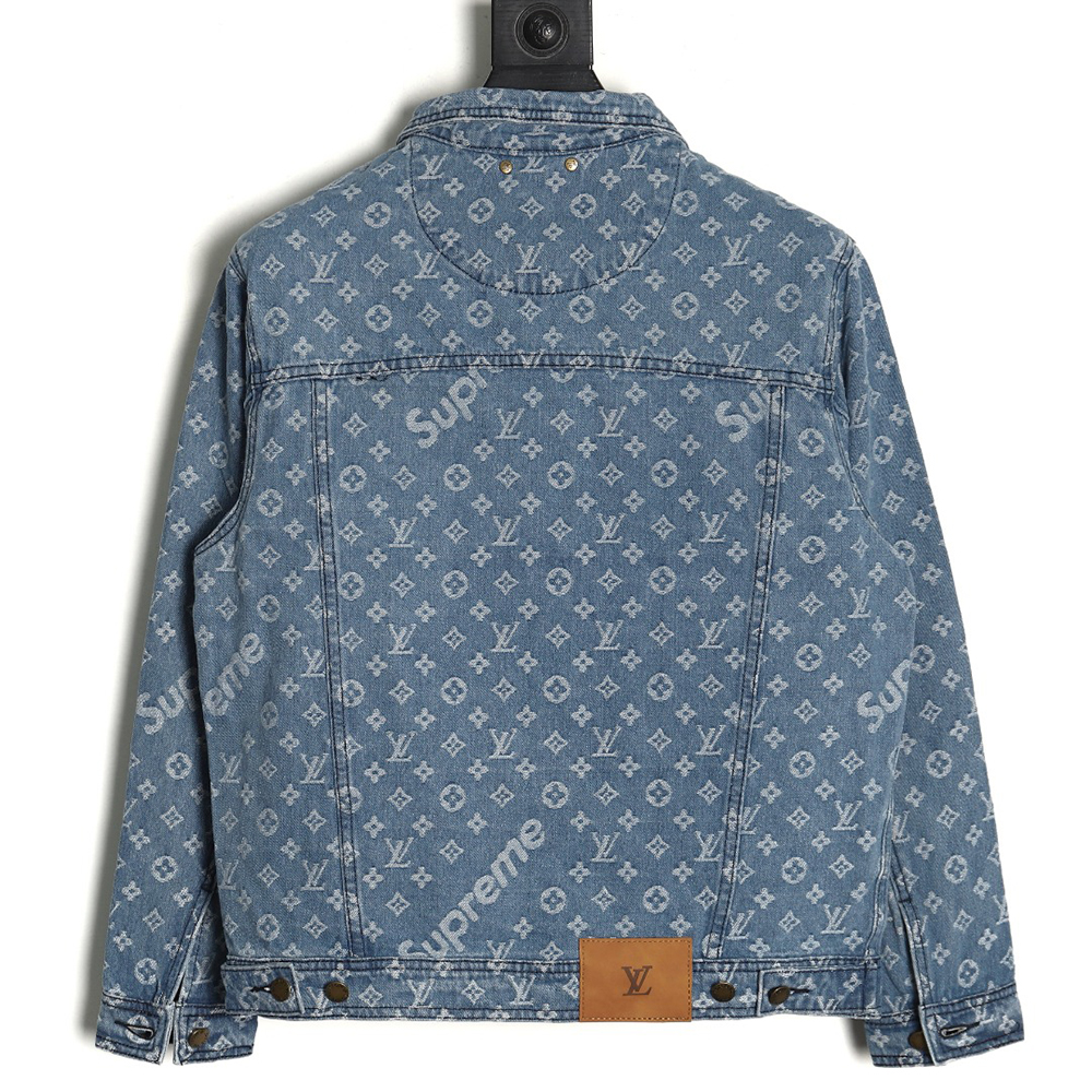 Louis vuitton & Supreme joint full print denim jacket