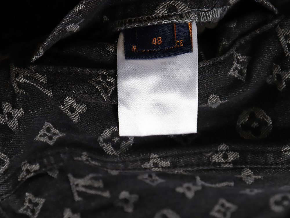 Louis vuitton & Supreme joint full print denim jacket TSK1