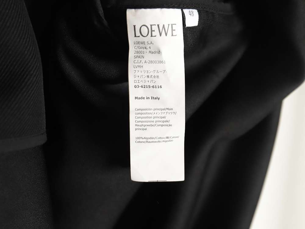 Loewe In Wool Embroidered Pocket Shirt Jacket