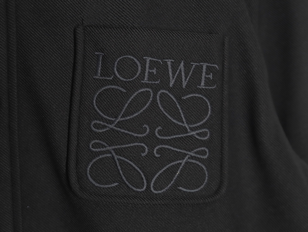 Loewe In Wool Embroidered Pocket Shirt Jacket