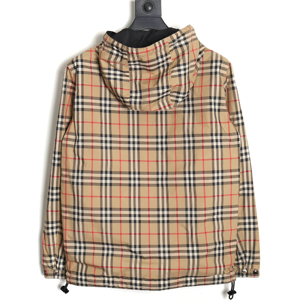 Burberry Check reversible hooded jacket