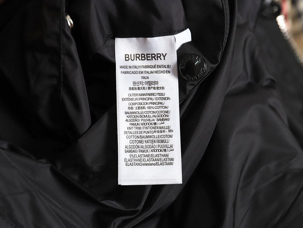 Burberry Check reversible hooded jacket