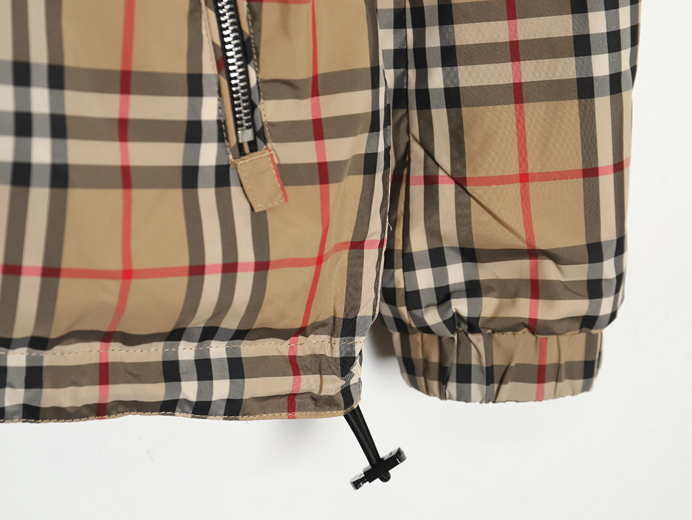 Burberry Check reversible hooded jacket