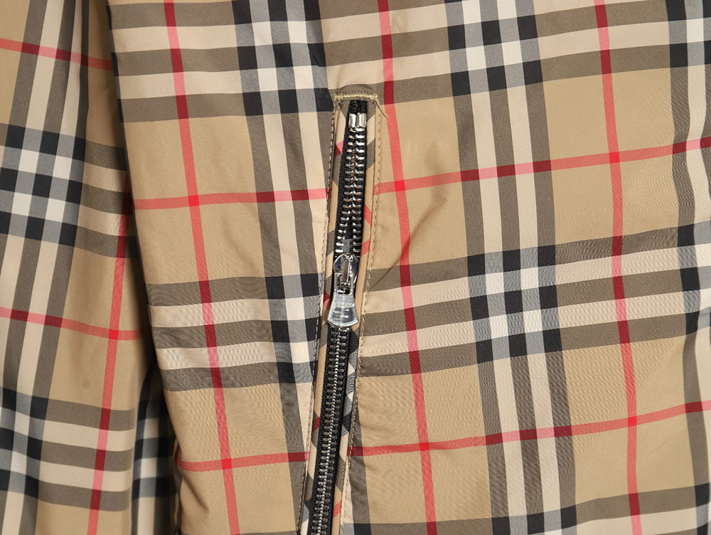 Burberry Check reversible hooded jacket