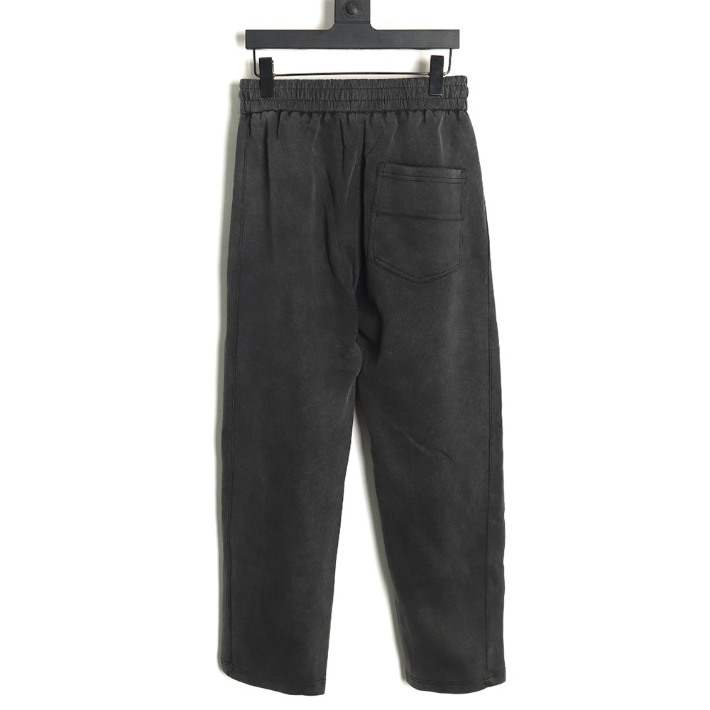 Balenciaga washed casual trousers with small logo on the leg