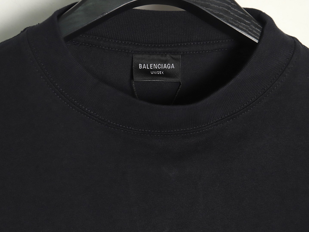 Balenciaga foam scissors crown washed distressed long sleeves