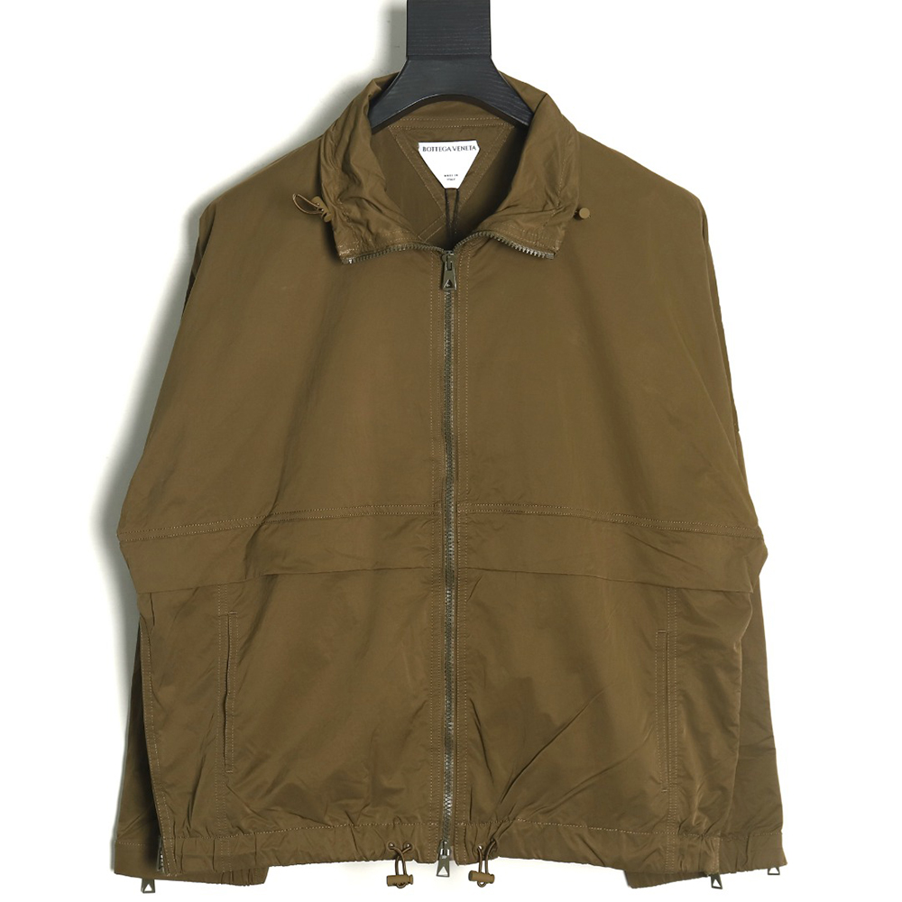 Bottega Veneta Nylon Stand Collar Jacket