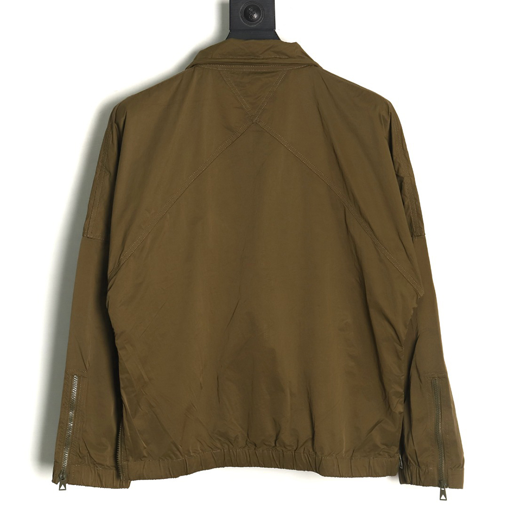 Bottega Veneta Nylon Stand Collar Jacket