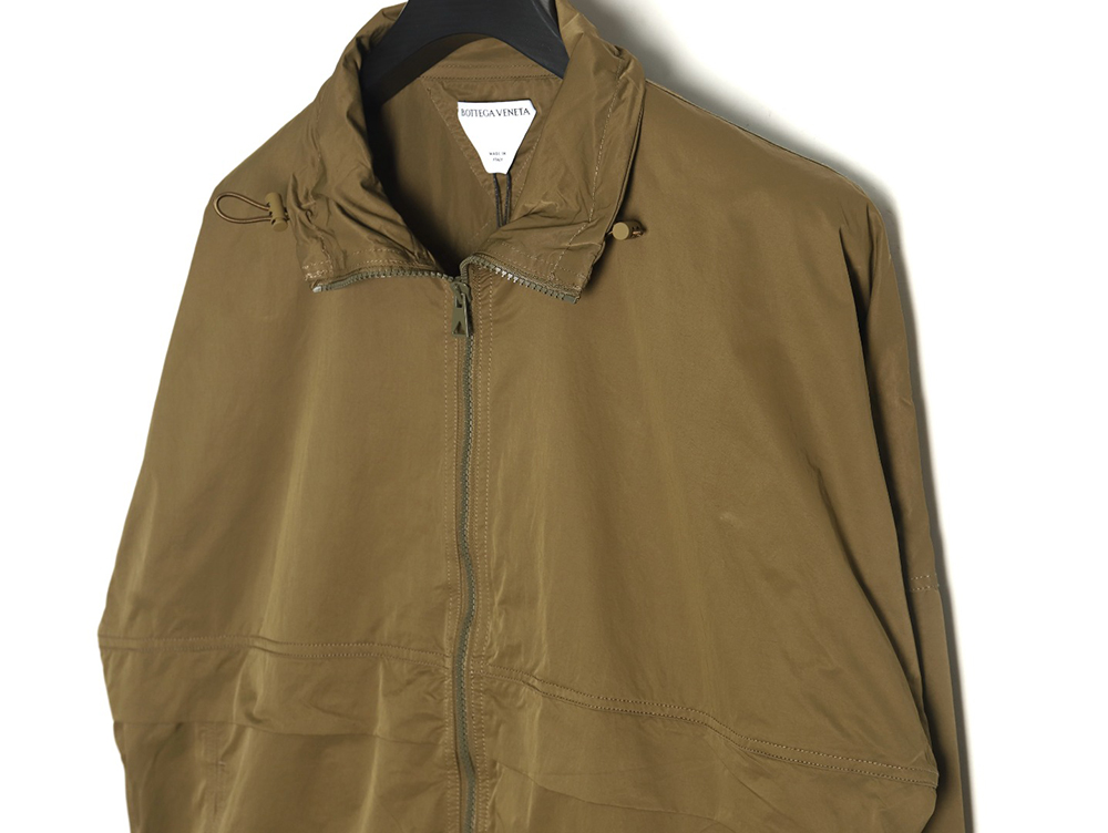 Bottega Veneta Nylon Stand Collar Jacket