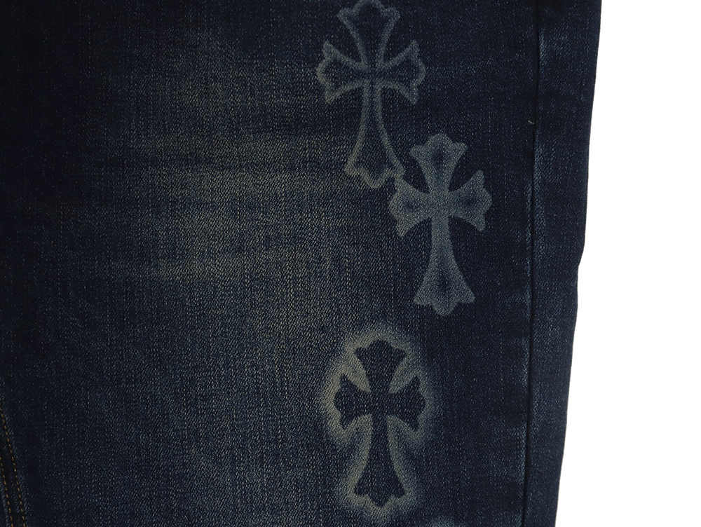 Chrome Hearts Multi-Cross Denim Pants