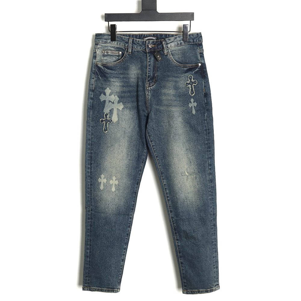 Chrome Hearts Multi-Cross Denim Pants TSK1