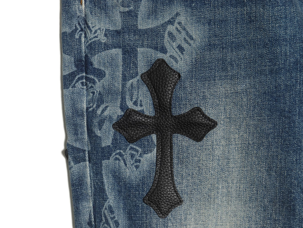 Chrome Hearts Multi-Cross Denim Pants TSK2