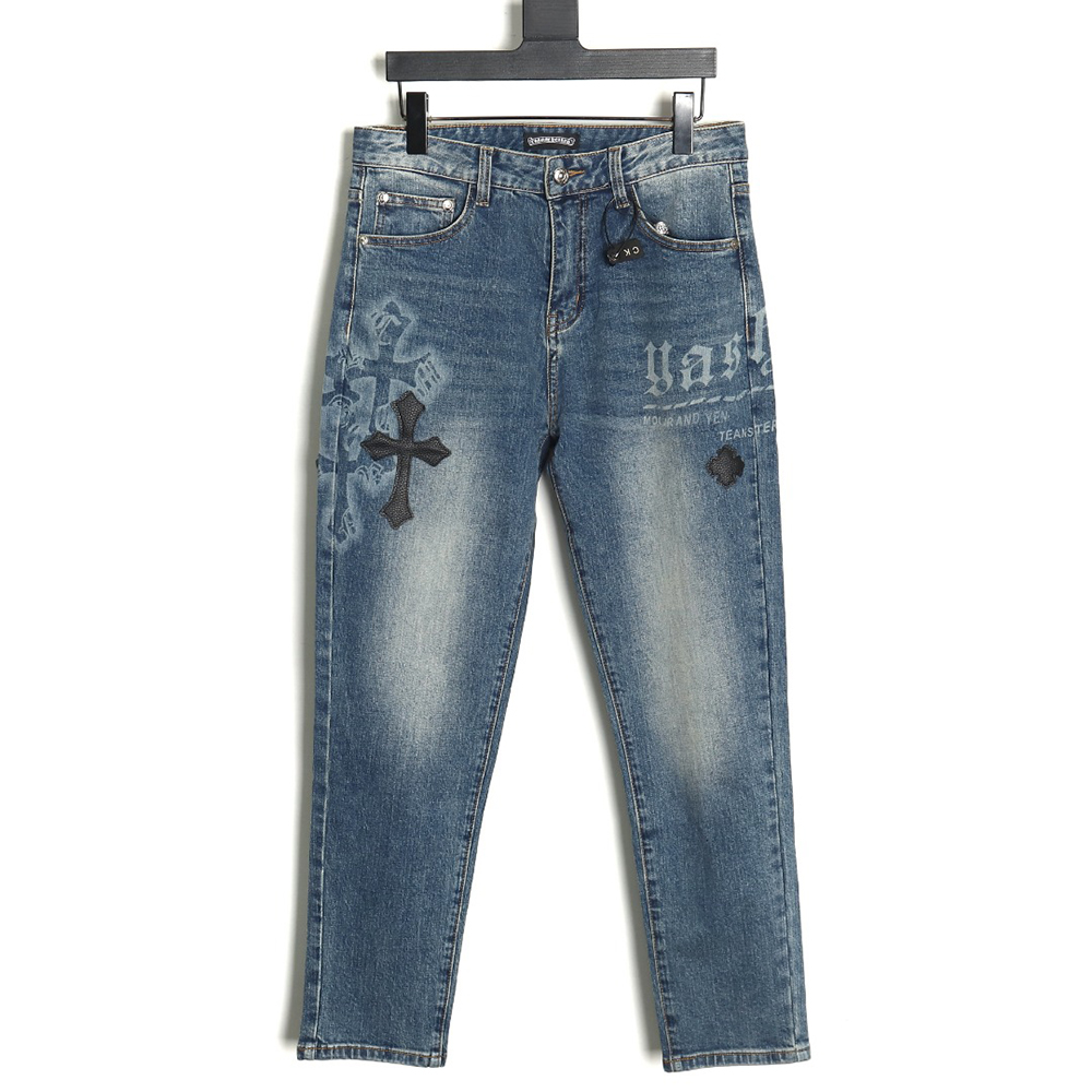 Chrome Hearts Multi-Cross Denim Pants TSK2