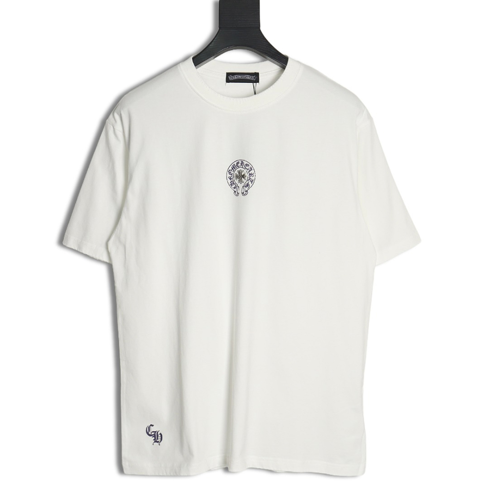 Chrome hearts Sanskrit cross short-sleeved T-shirt